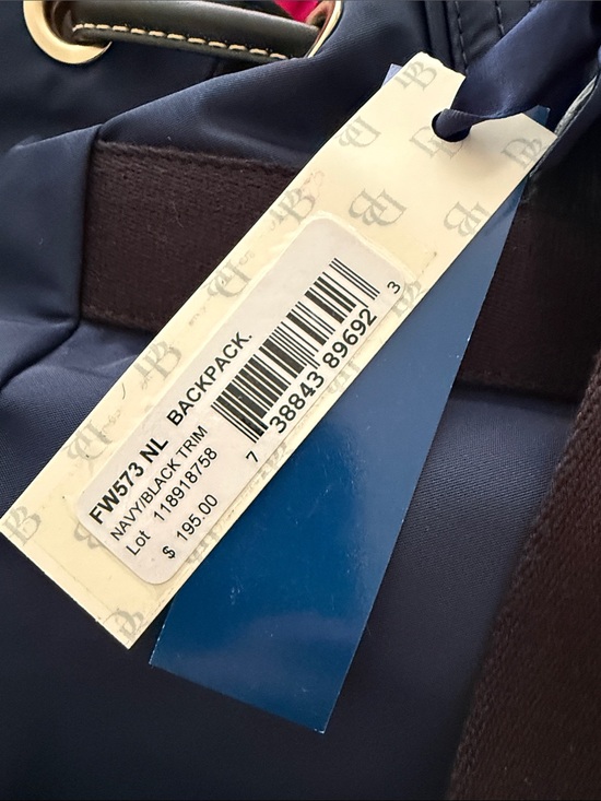 Navy Dooney & Bourke Backpack main image 4